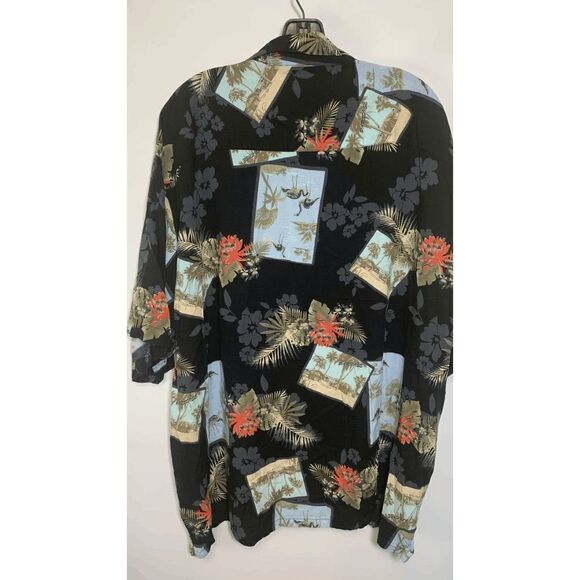 Paradise by Axis Hawaiian Print Shirt  Size 2XL - Picture 2 of 6